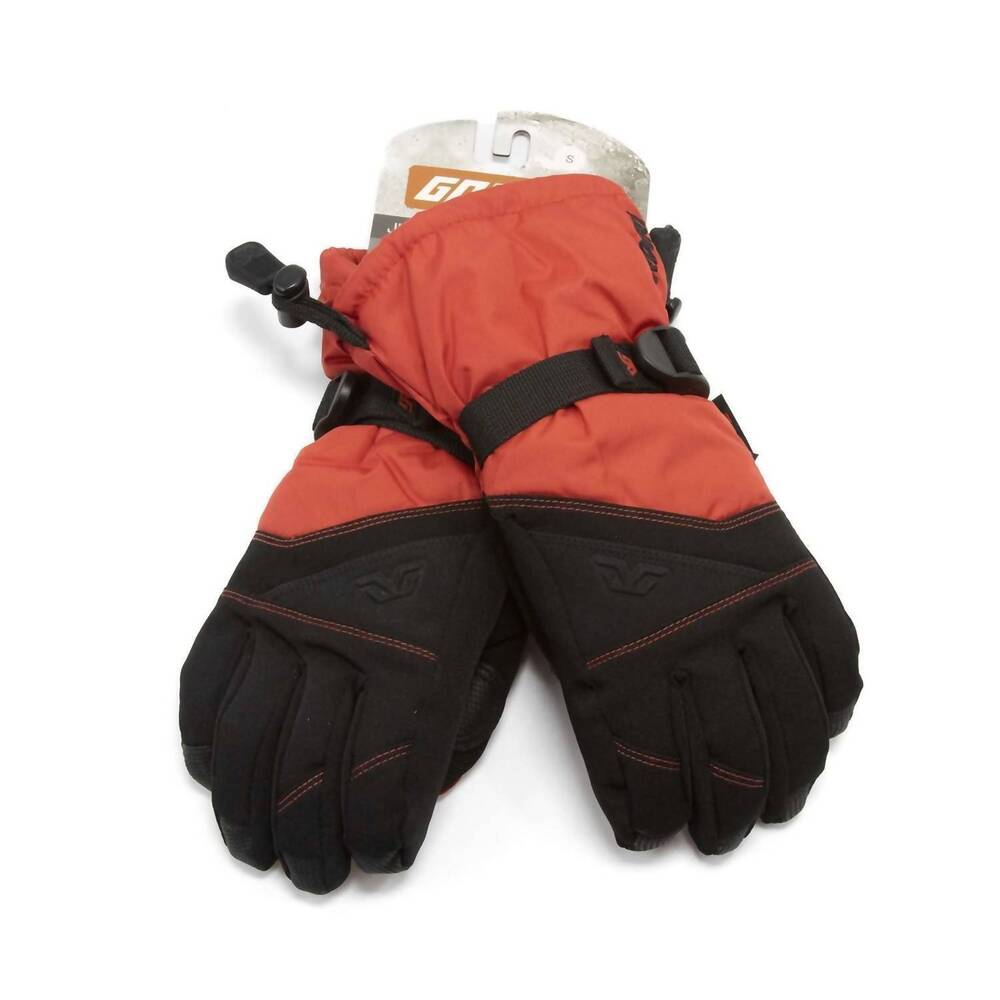NEW GORDINI girl's stomp iii gloves in black/orange